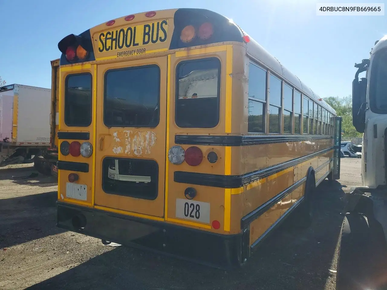 2015 Ic Corporation Ce Series School - School Bus VIN: 4DRBUC8N9FB669665 Lot: 52381526