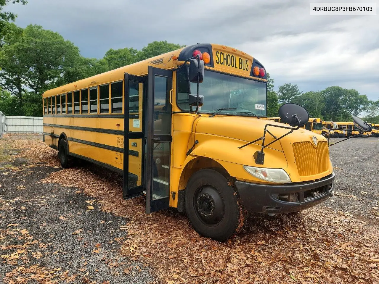 2015 Ic Corporation Ce Series School - School Bus VIN: 4DRBUC8P3FB670103 Lot: 58222006