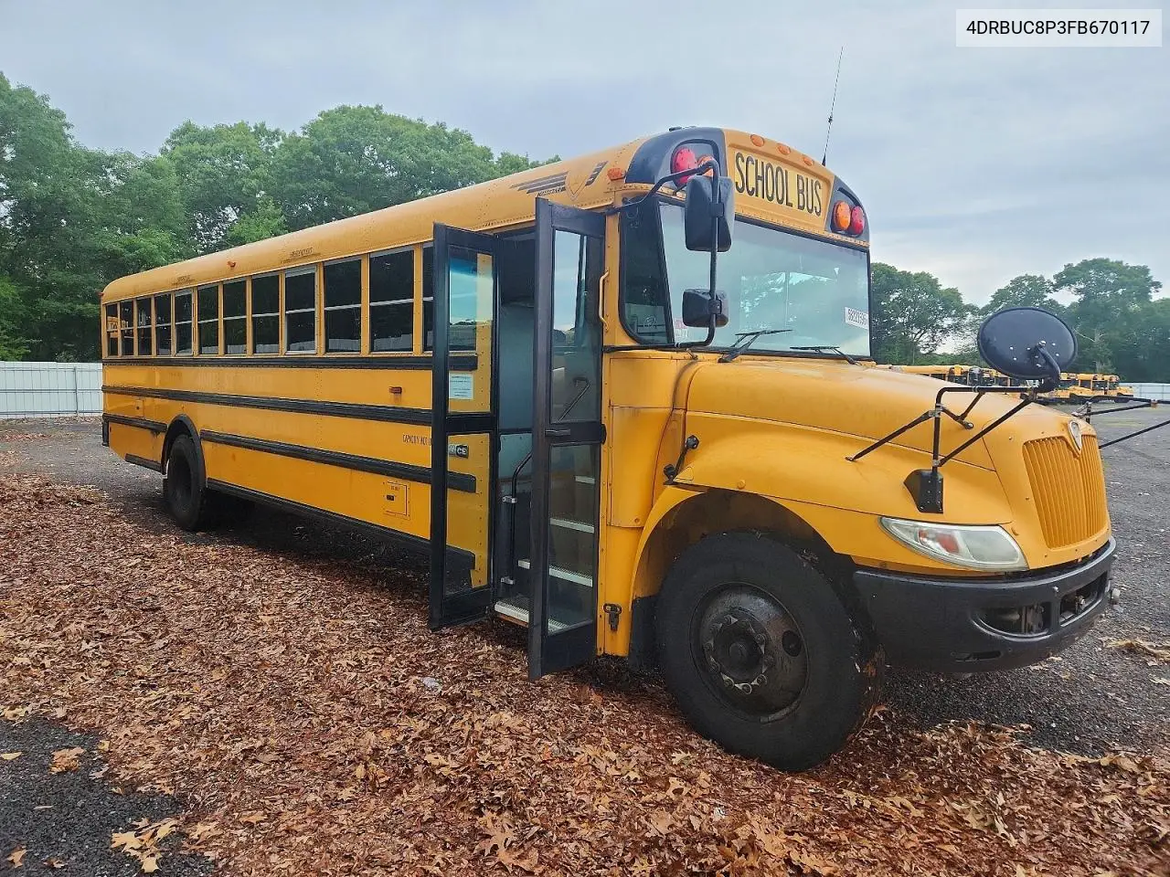 2015 Ic Corporation Ce Series School - School Bus VIN: 4DRBUC8P3FB670117 Lot: 58223596