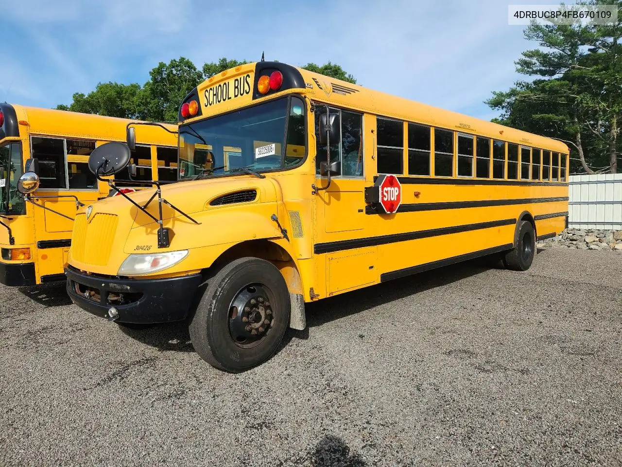 2015 Ic Corporation Ce Series School - School Bus VIN: 4DRBUC8P4FB670109 Lot: 58225006
