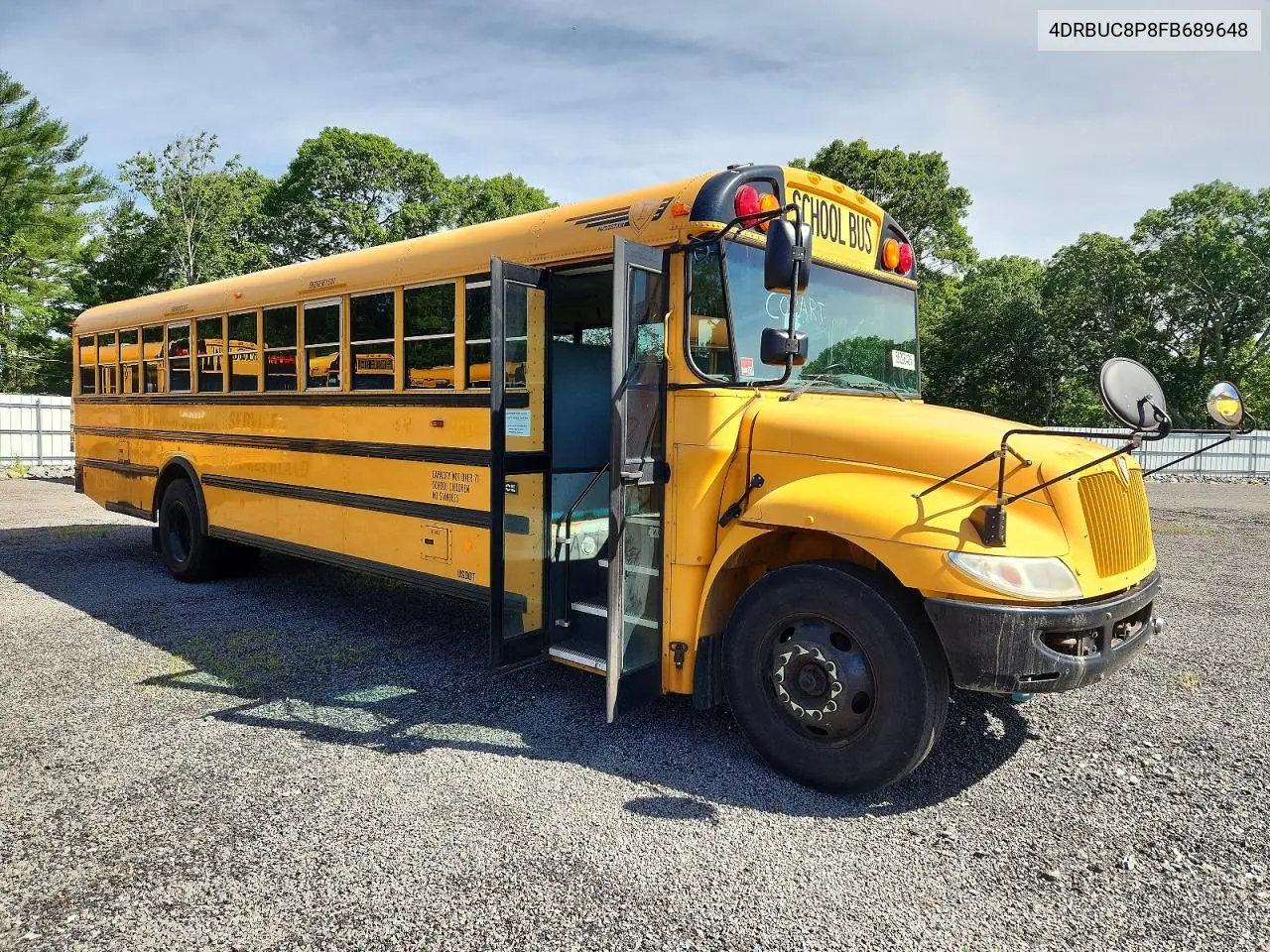 2015 Ic Corporation Ce Series School - School Bus VIN: 4DRBUC8P8FB689648 Lot: 58226406