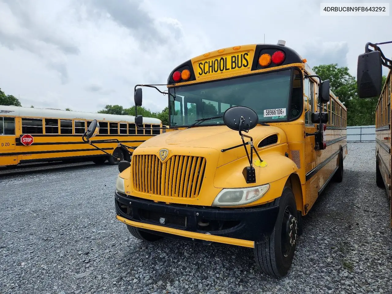 2015 Ic Corporation Ce Series School - School Bus VIN: 4DRBUC8N9FB643292 Lot: 58966106