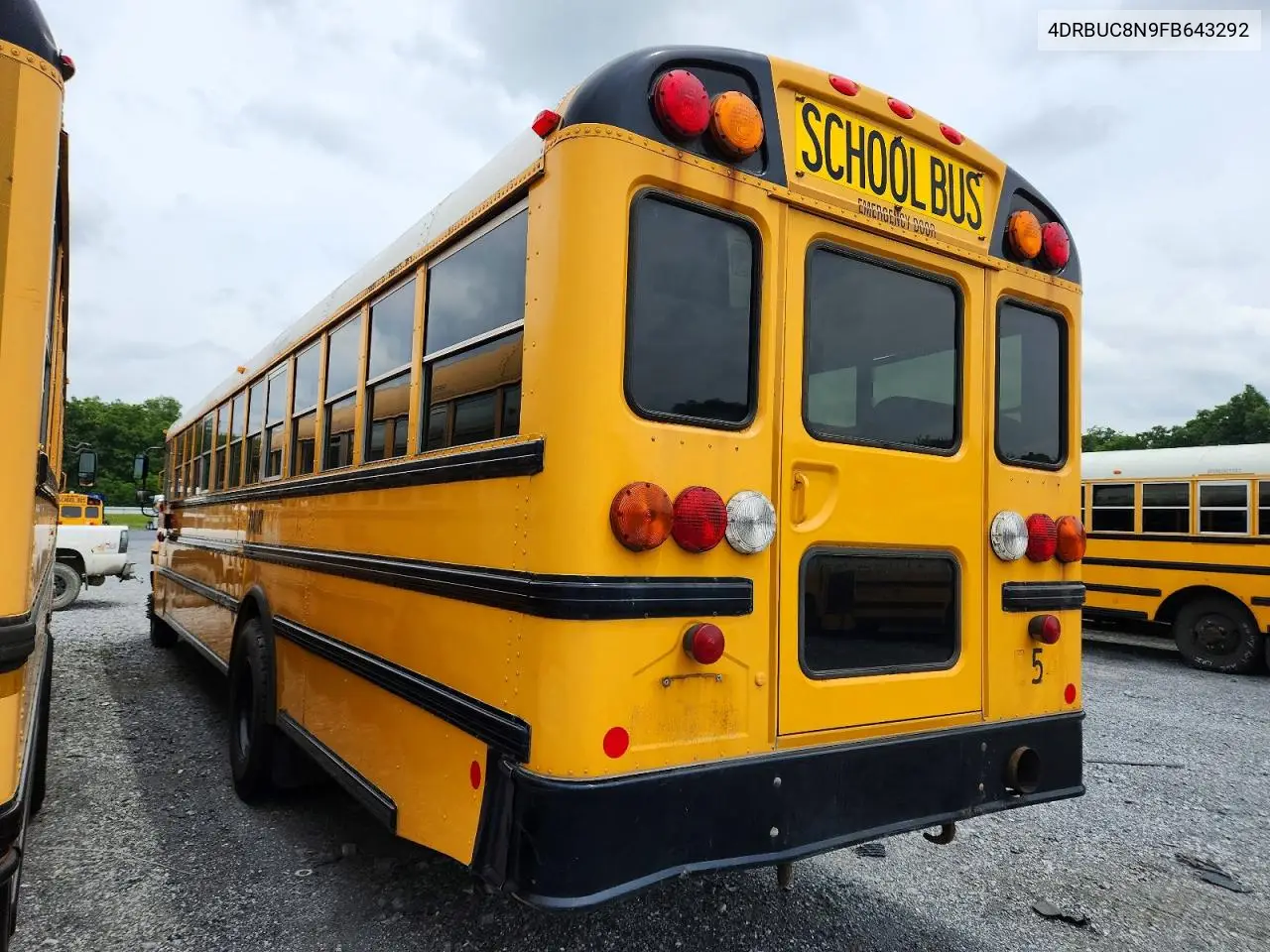 2015 Ic Corporation Ce Series School - School Bus VIN: 4DRBUC8N9FB643292 Lot: 58966106