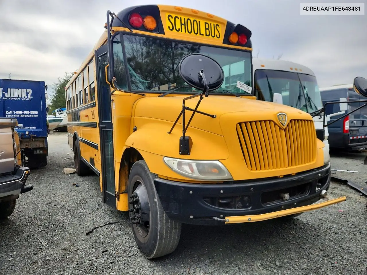 2015 Ic Corporation Ce Series School - School Bus VIN: 4DRBUAAP1FB643481 Lot: 75461765