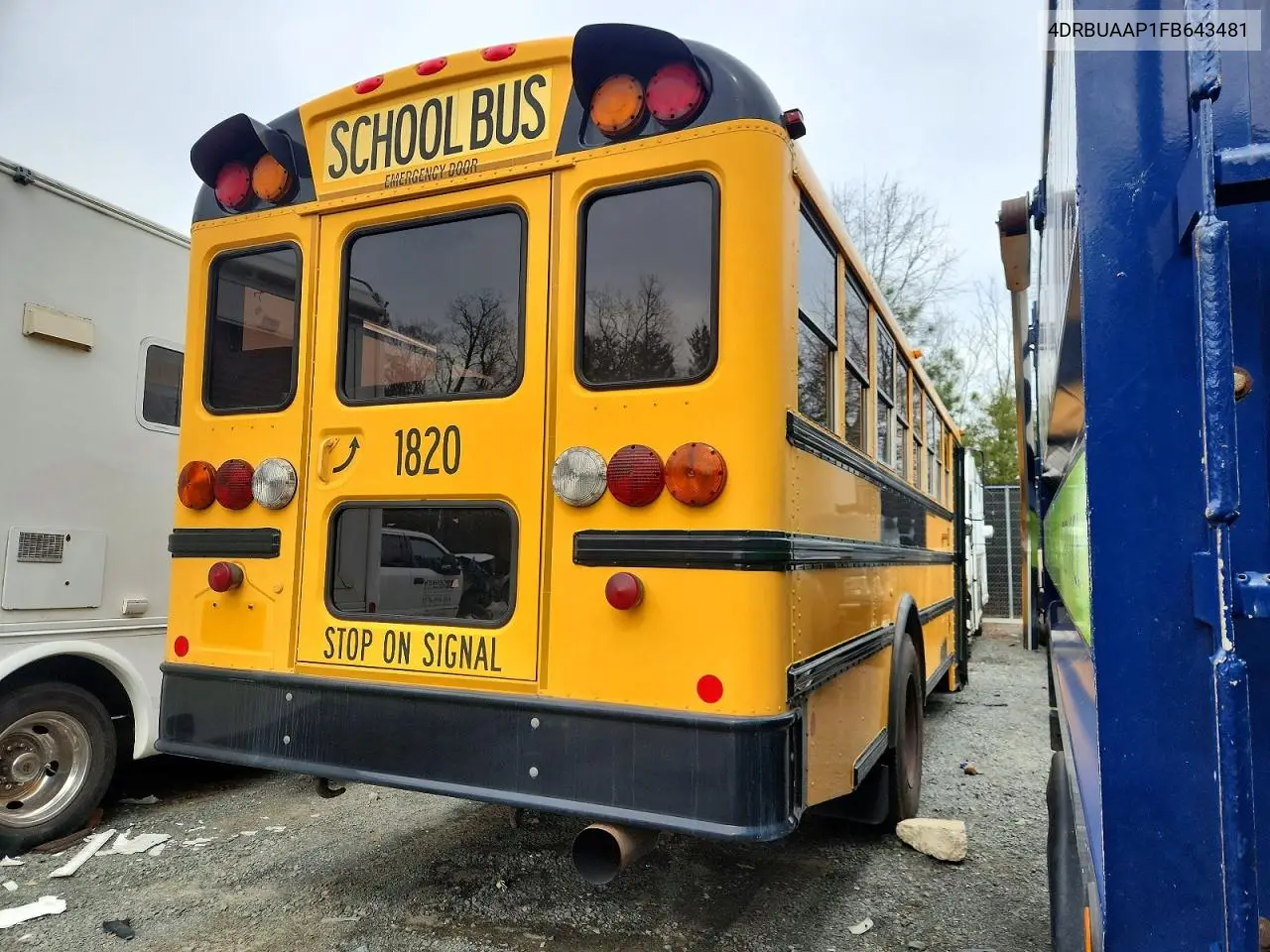 2015 Ic Corporation Ce Series School - School Bus VIN: 4DRBUAAP1FB643481 Lot: 75461765