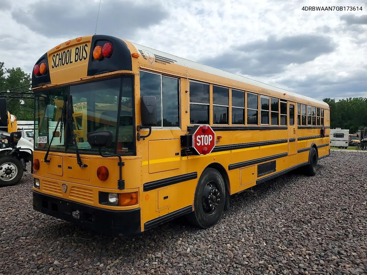 2016 Ic Corporation Re Series School - School Bus VIN: 4DRBWAAN7GB173614 Lot: 52412576