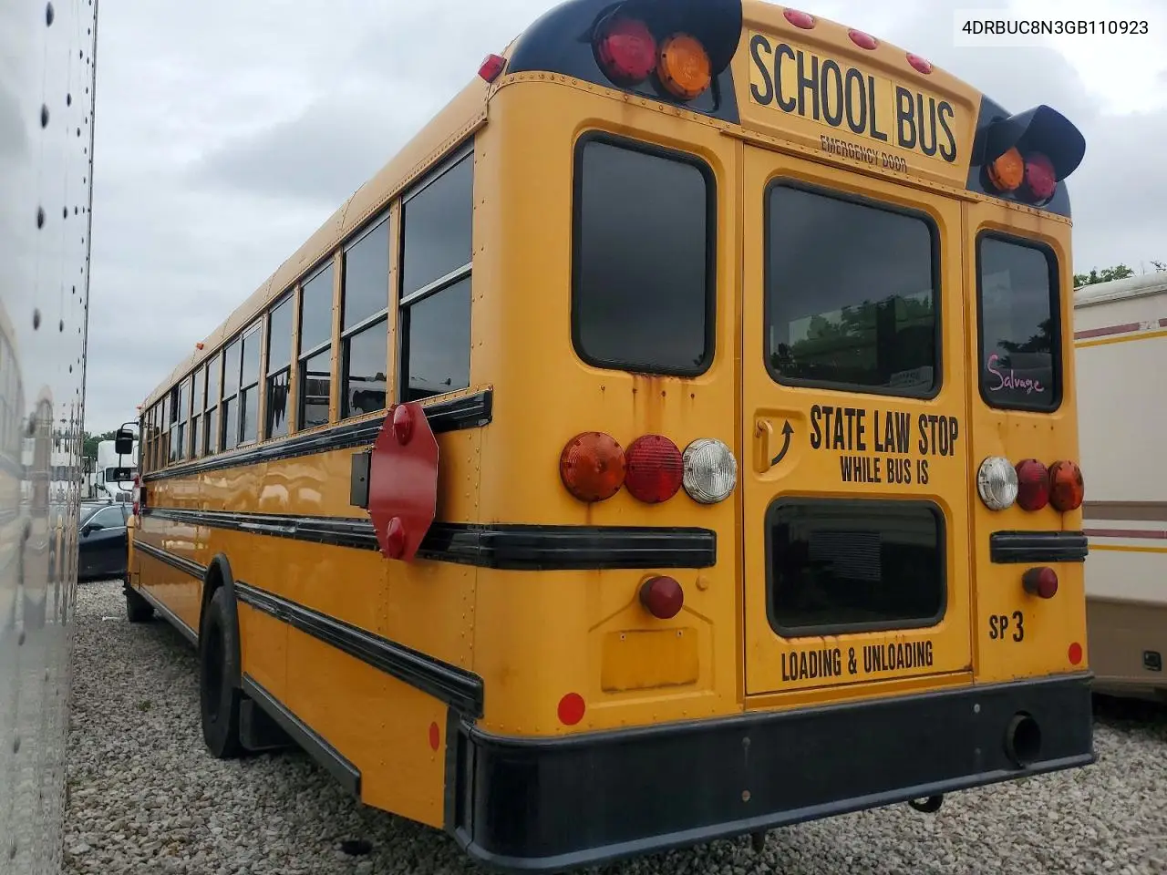 2016 Ic Corporation Ce Series School - School Bus VIN: 4DRBUC8N3GB110923 Lot: 58978706