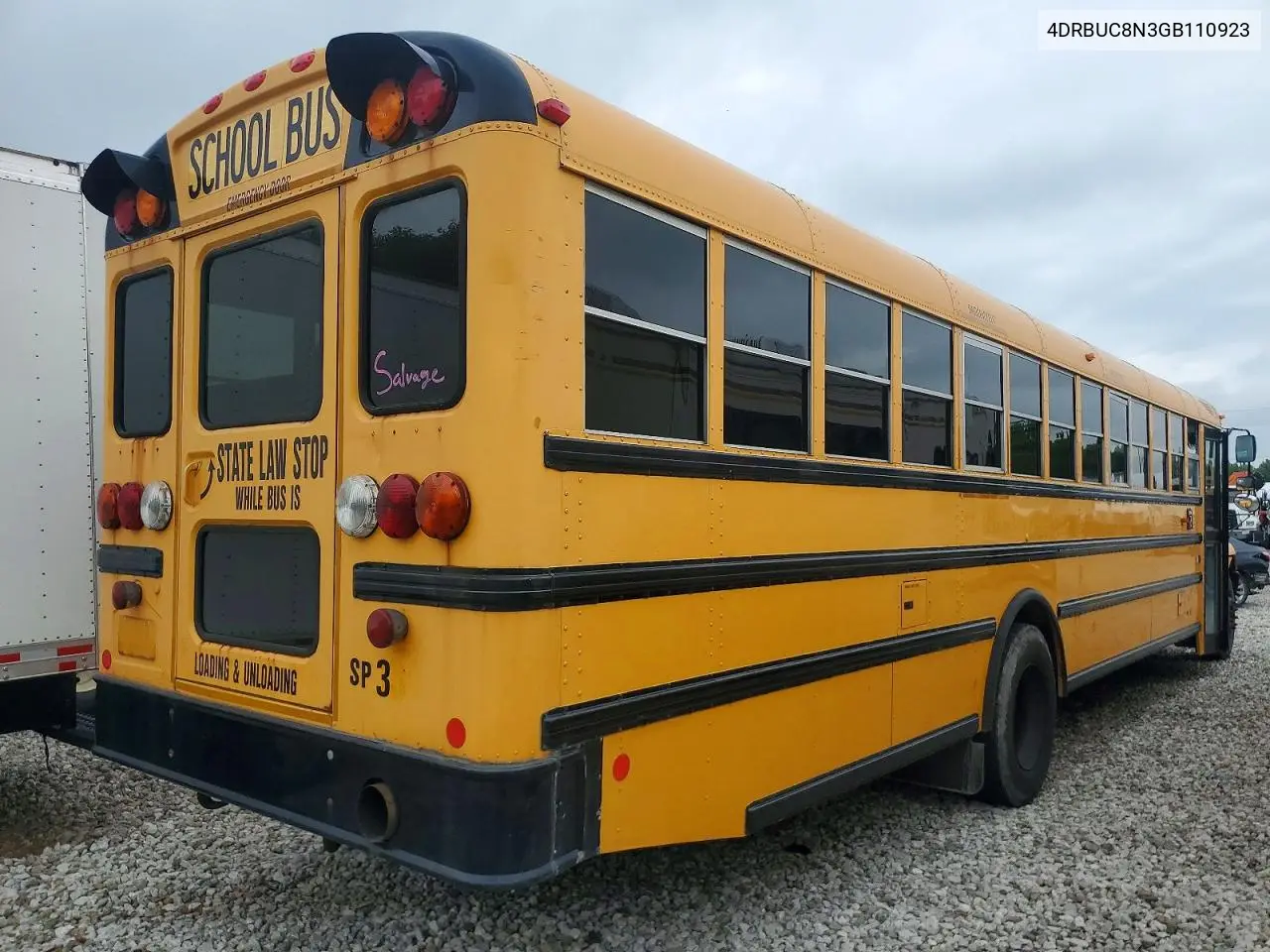 2016 Ic Corporation Ce Series School - School Bus VIN: 4DRBUC8N3GB110923 Lot: 58978706