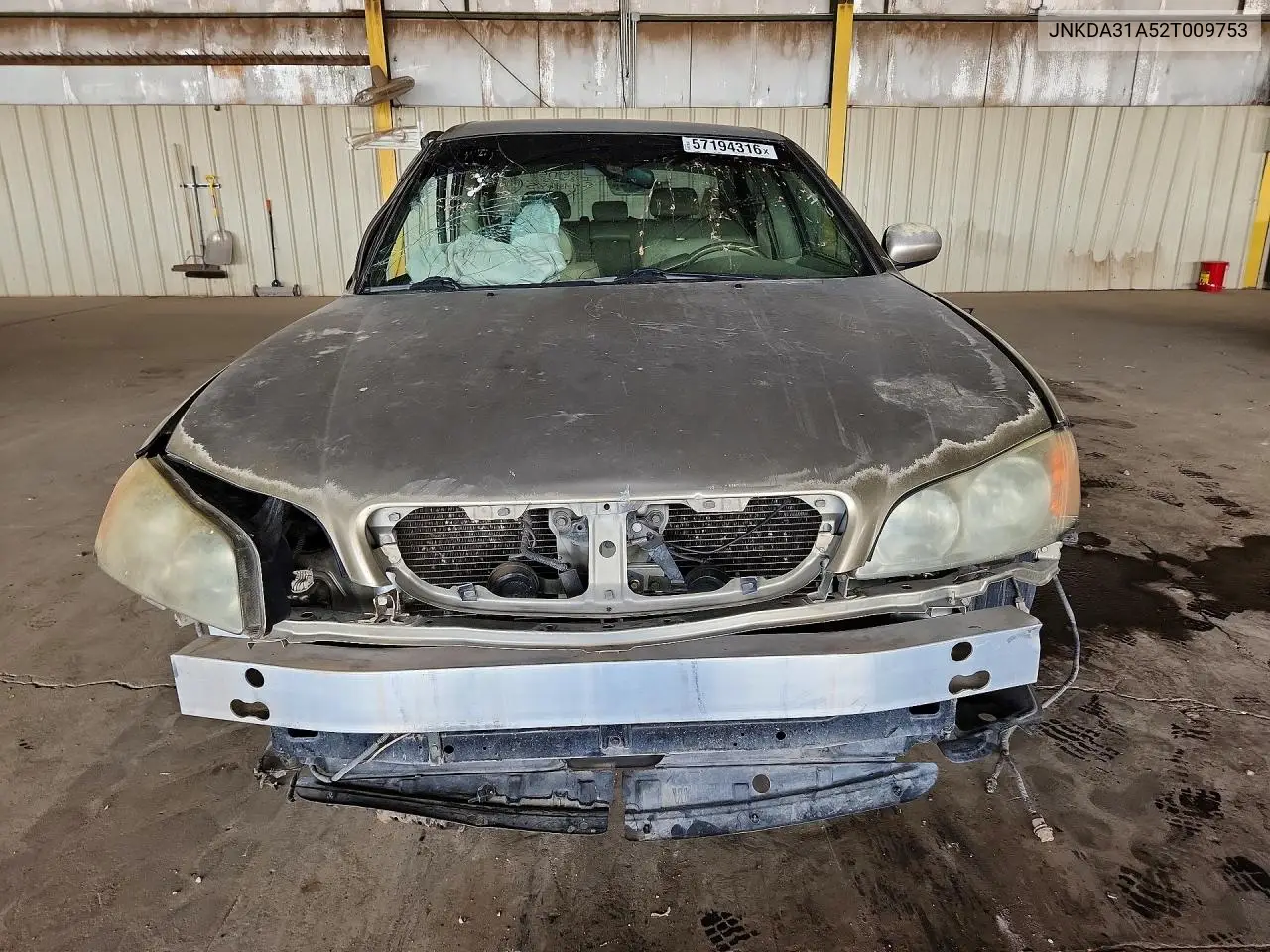 2002 Infiniti I35 Base VIN: JNKDA31A52T009753 Lot: 57194316