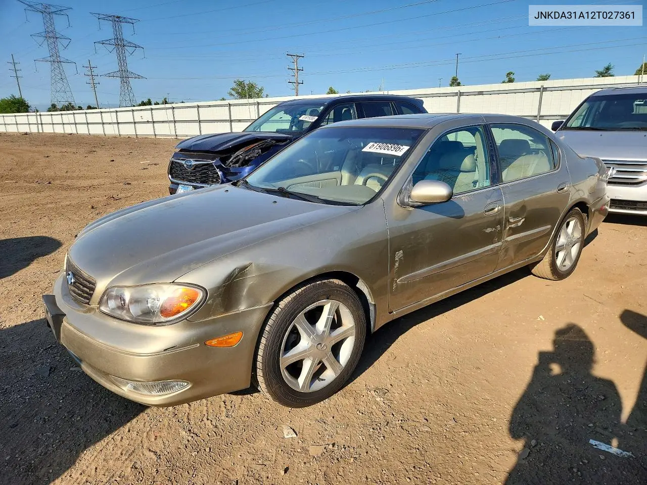 2002 Infi I35 VIN: JNKDA31A12T027361 Lot: 61906896