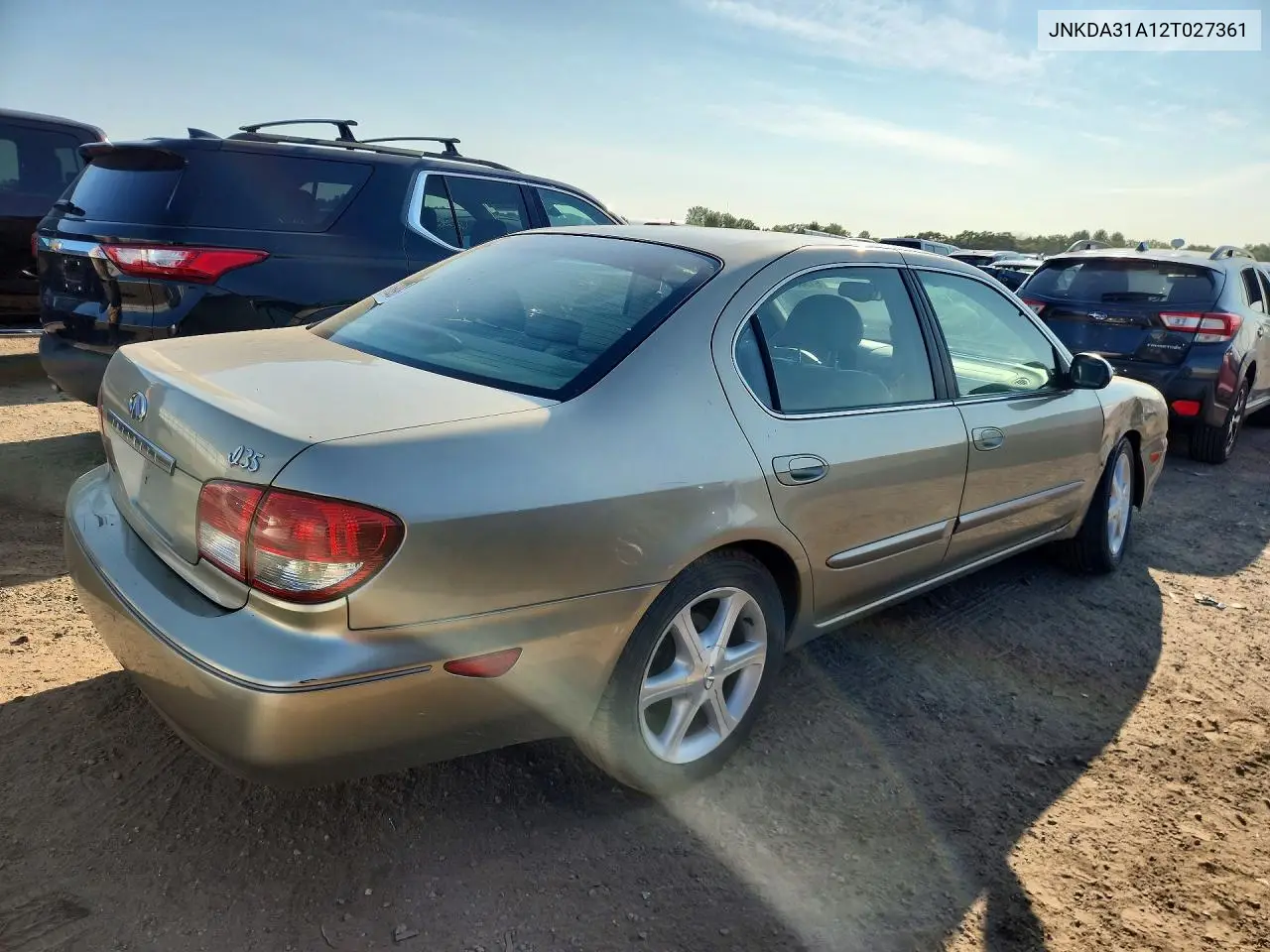 2002 Infi I35 VIN: JNKDA31A12T027361 Lot: 61906896