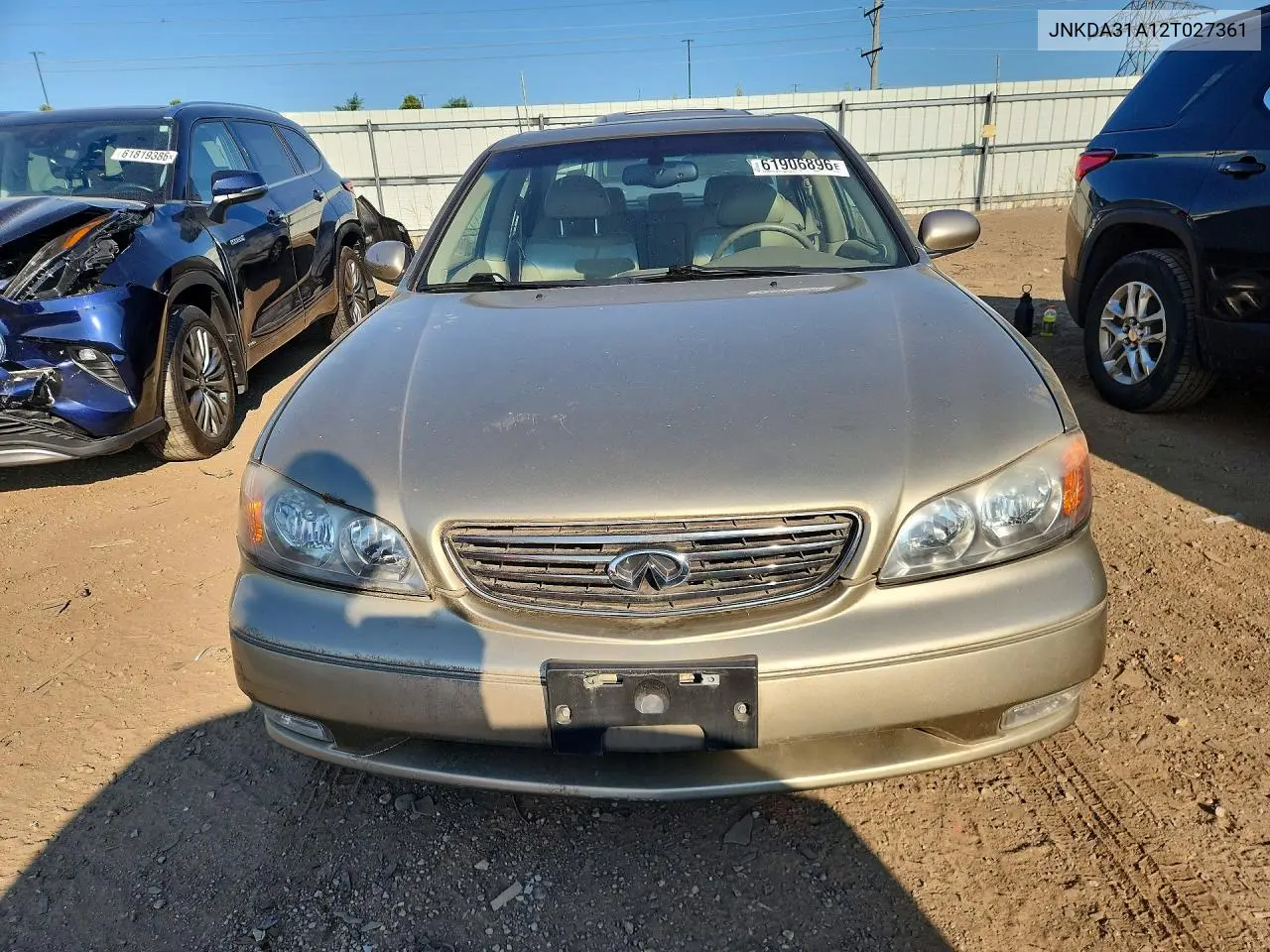 2002 Infi I35 VIN: JNKDA31A12T027361 Lot: 61906896