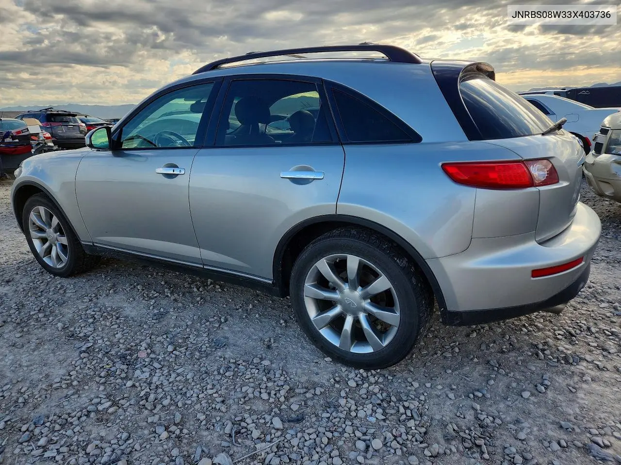 2003 Infiniti Fx45 Base VIN: JNRBS08W33X403736 Lot: 52500706