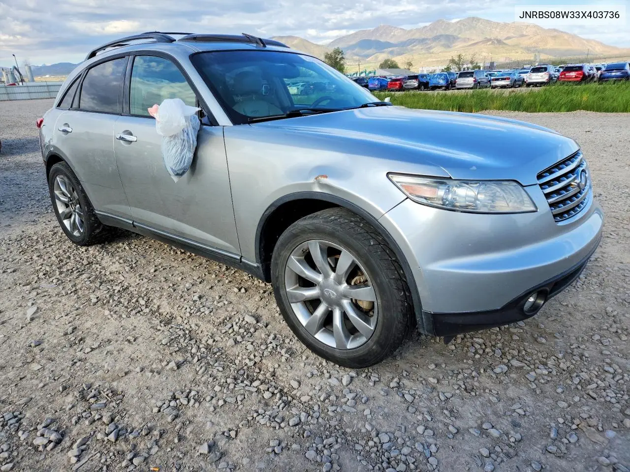 2003 Infiniti Fx45 Base VIN: JNRBS08W33X403736 Lot: 52500706