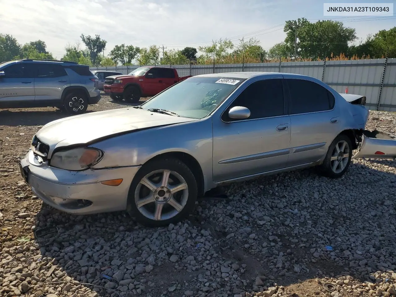 2003 Infiniti I35 Base VIN: JNKDA31A23T109343 Lot: 54696176
