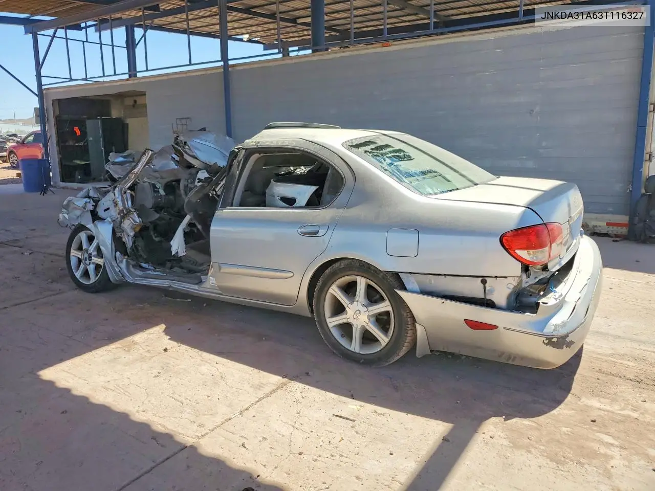 2003 Infiniti I35 Base VIN: JNKDA31A63T116327 Lot: 55857076