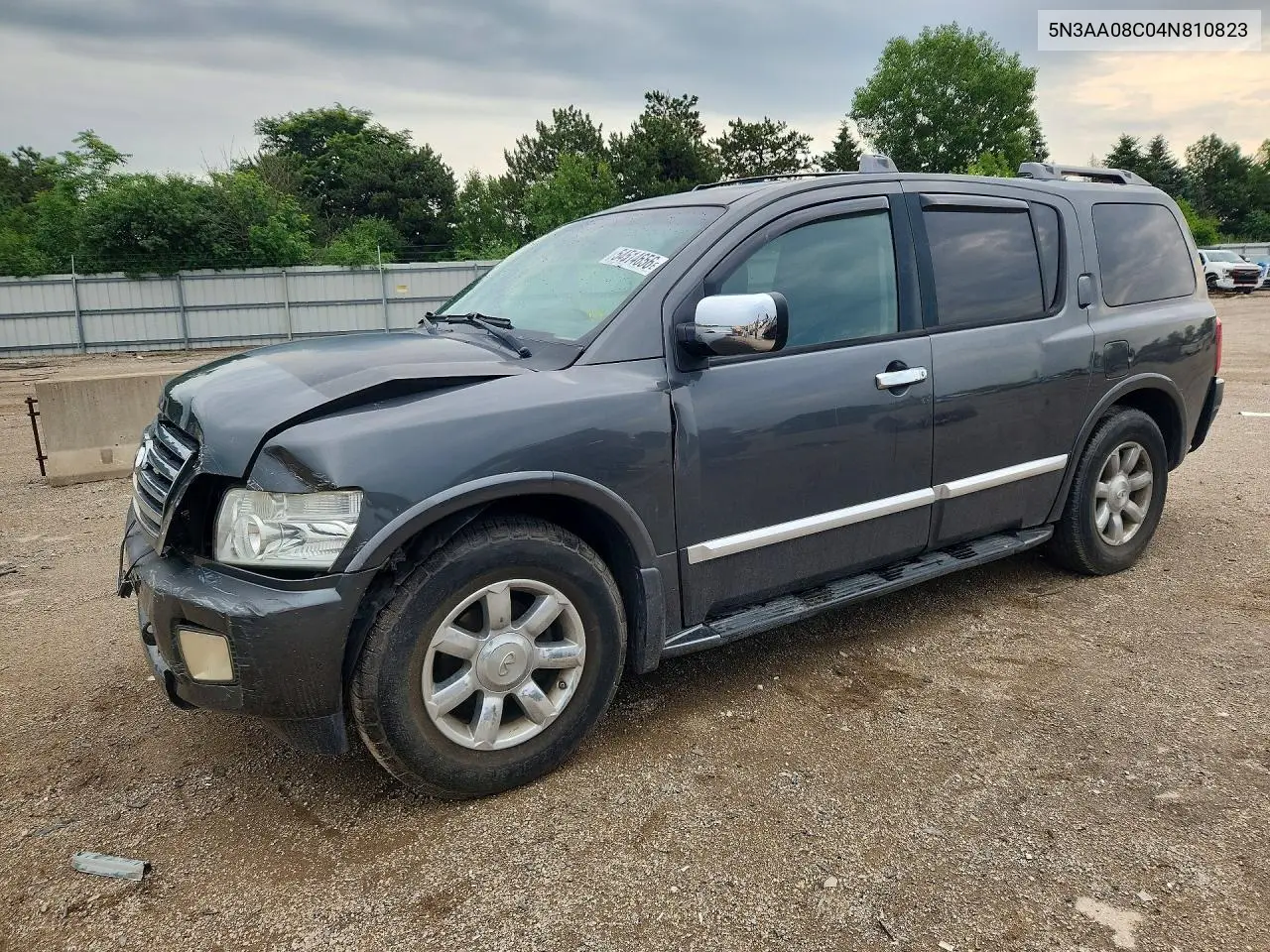 2004 Infiniti Qx56 Base VIN: 5N3AA08C04N810823 Lot: 54514656
