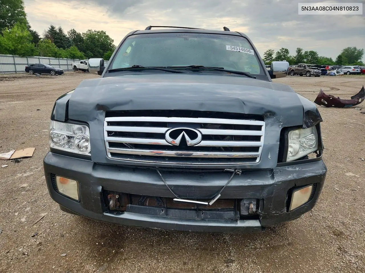2004 Infiniti Qx56 Base VIN: 5N3AA08C04N810823 Lot: 54514656
