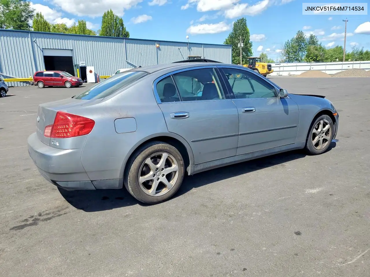 2004 Infiniti G35 Base VIN: JNKCV51F64M714534 Lot: 57440606