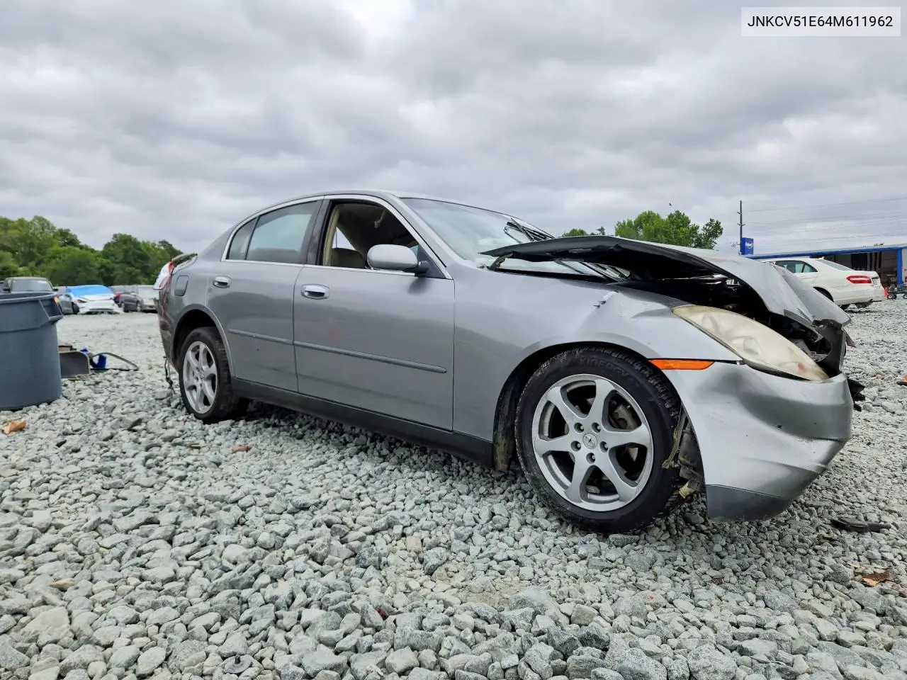 2004 Infiniti G35 Base VIN: JNKCV51E64M611962 Lot: 57934646