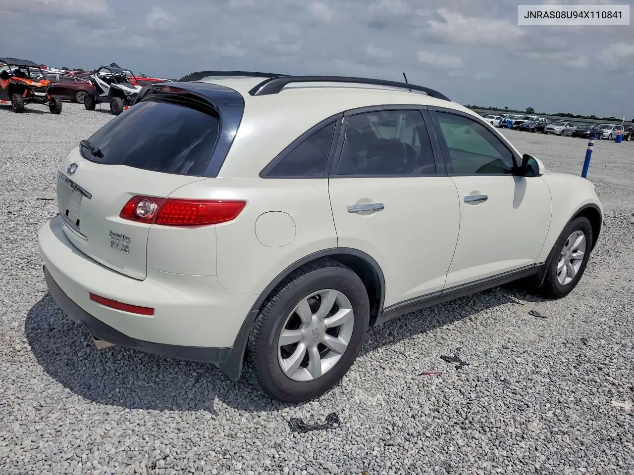 2004 Infiniti Fx35 Base VIN: JNRAS08U94X110841 Lot: 58428696