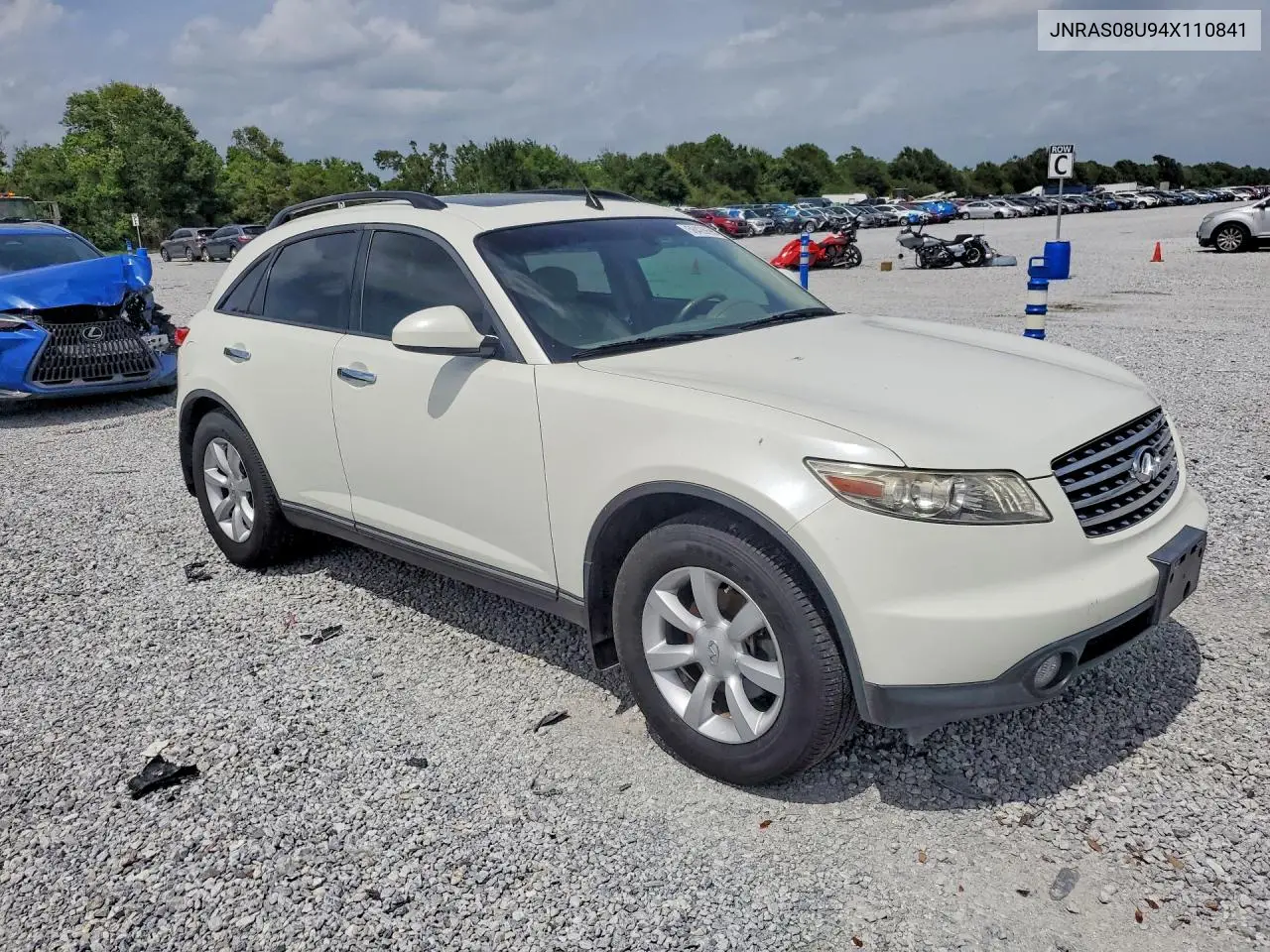 2004 Infiniti Fx35 Base VIN: JNRAS08U94X110841 Lot: 58428696