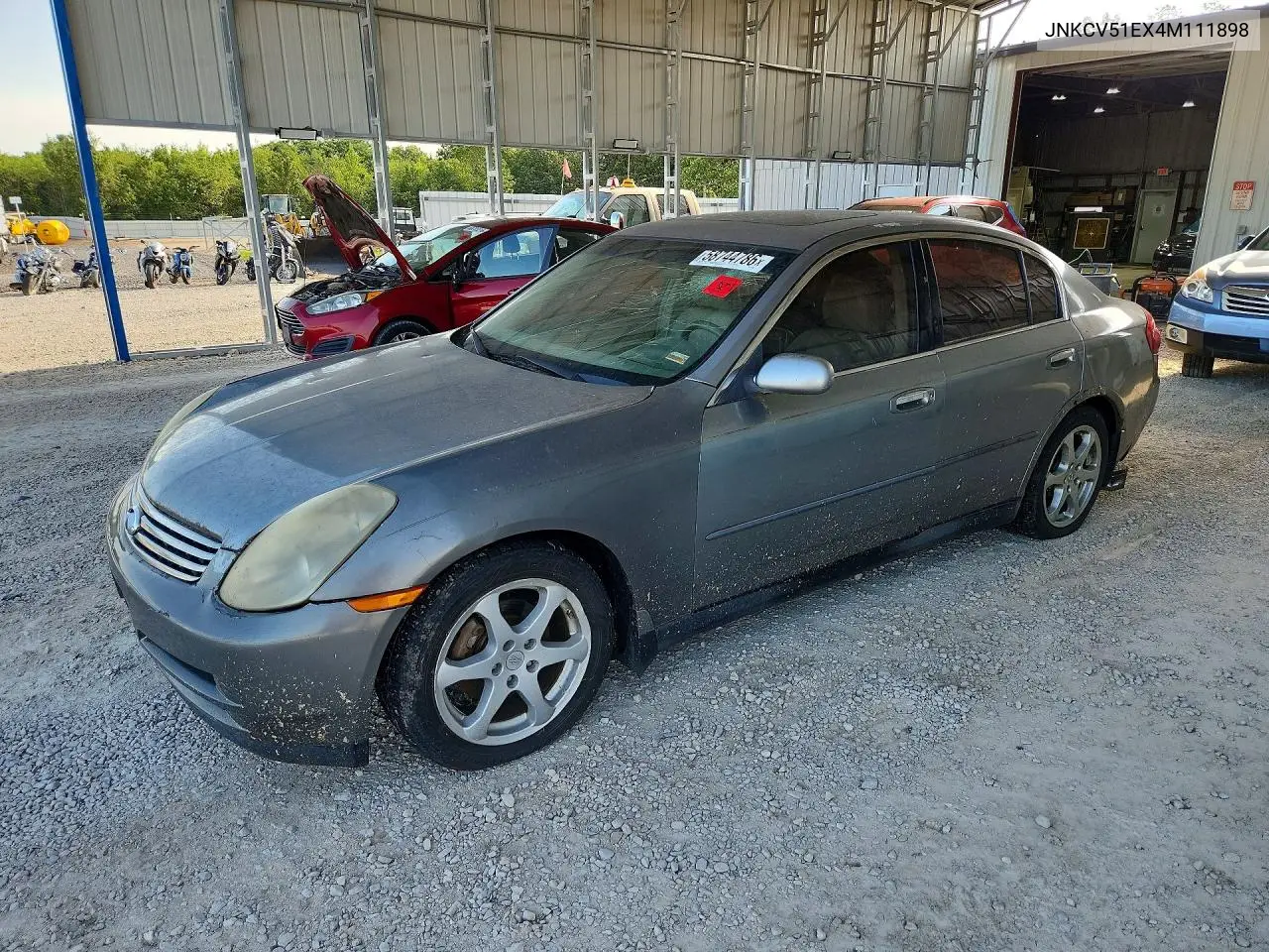 2004 Infiniti G35 Base VIN: JNKCV51EX4M111898 Lot: 58744786