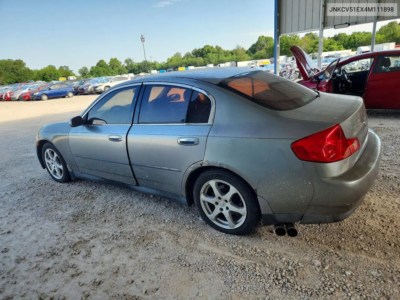 2004 Infiniti G35 Base VIN: JNKCV51EX4M111898 Lot: 58744786
