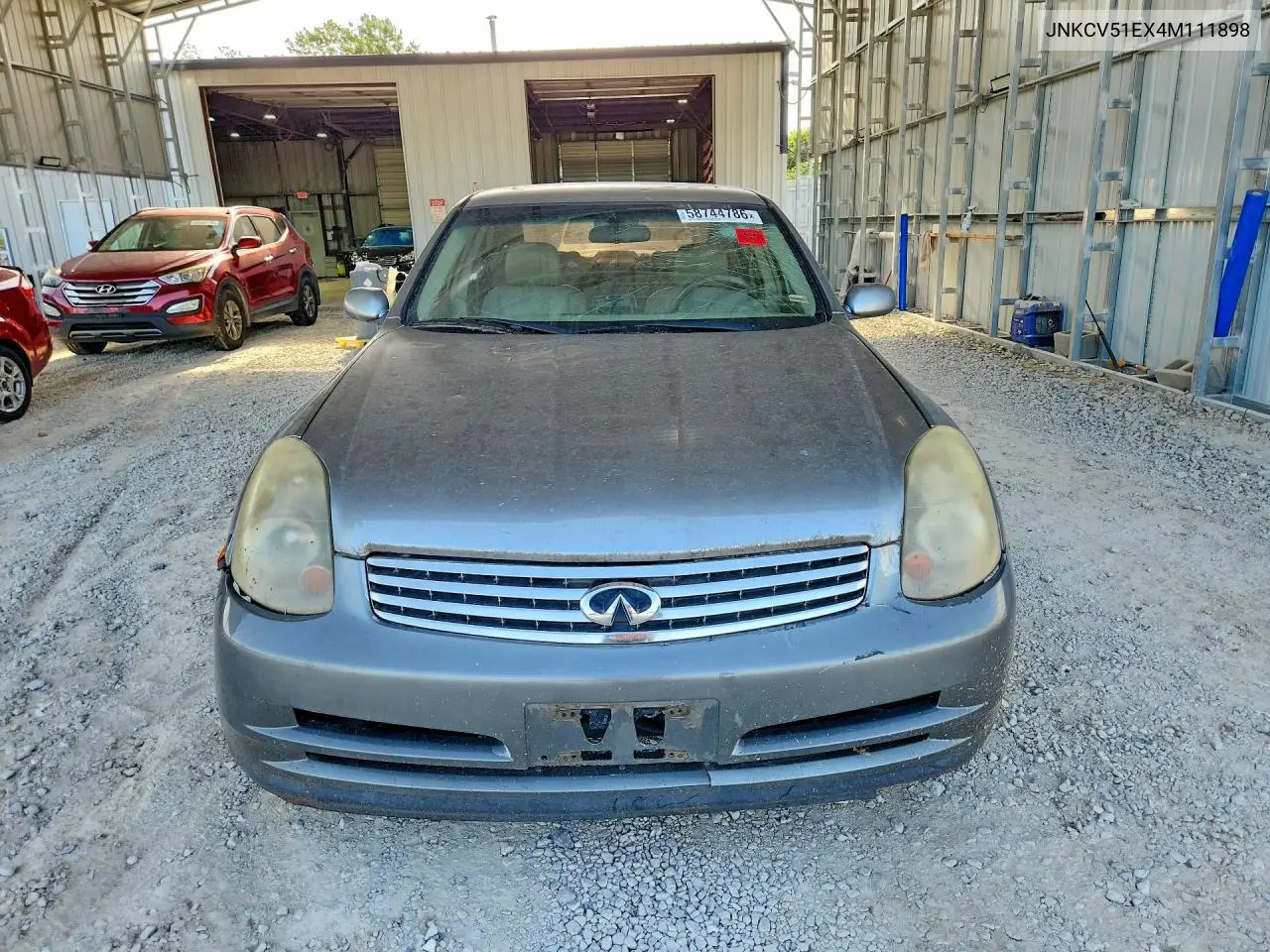 2004 Infiniti G35 Base VIN: JNKCV51EX4M111898 Lot: 58744786