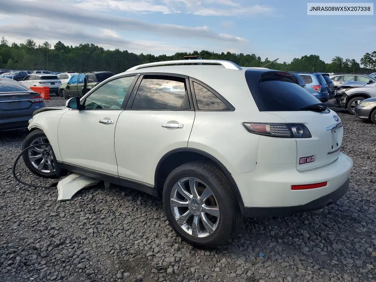 2005 Infiniti Fx35 Base VIN: JNRAS08WX5X207338 Lot: 56982526