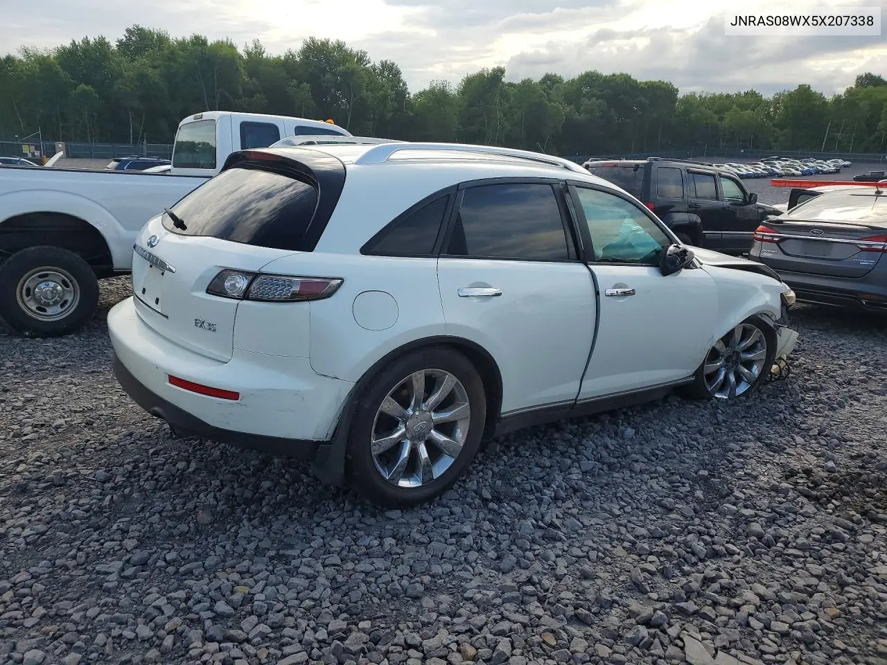 2005 Infiniti Fx35 Base VIN: JNRAS08WX5X207338 Lot: 56982526
