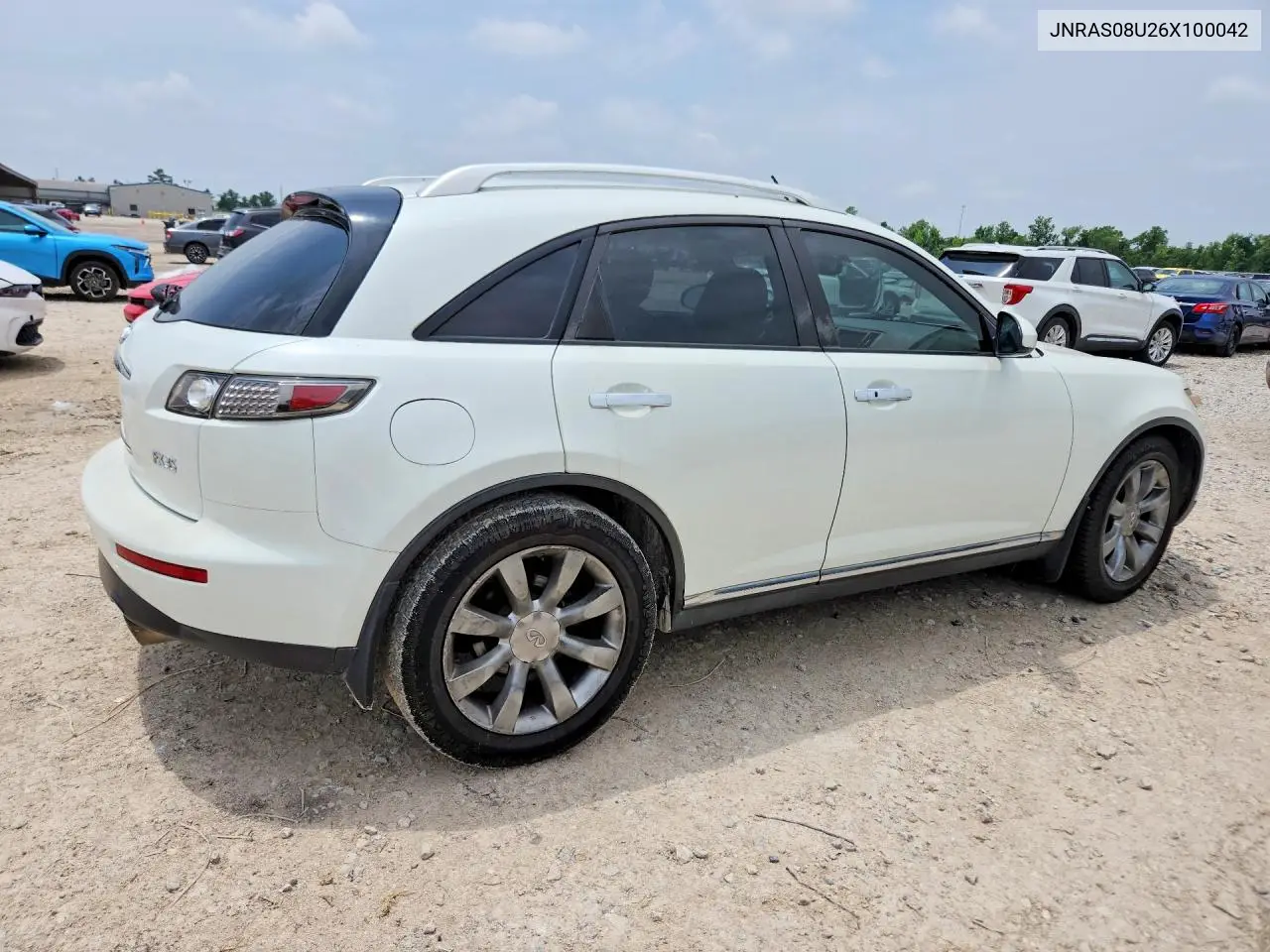 2006 Infiniti Fx35 Base VIN: JNRAS08U26X100042 Lot: 53113086