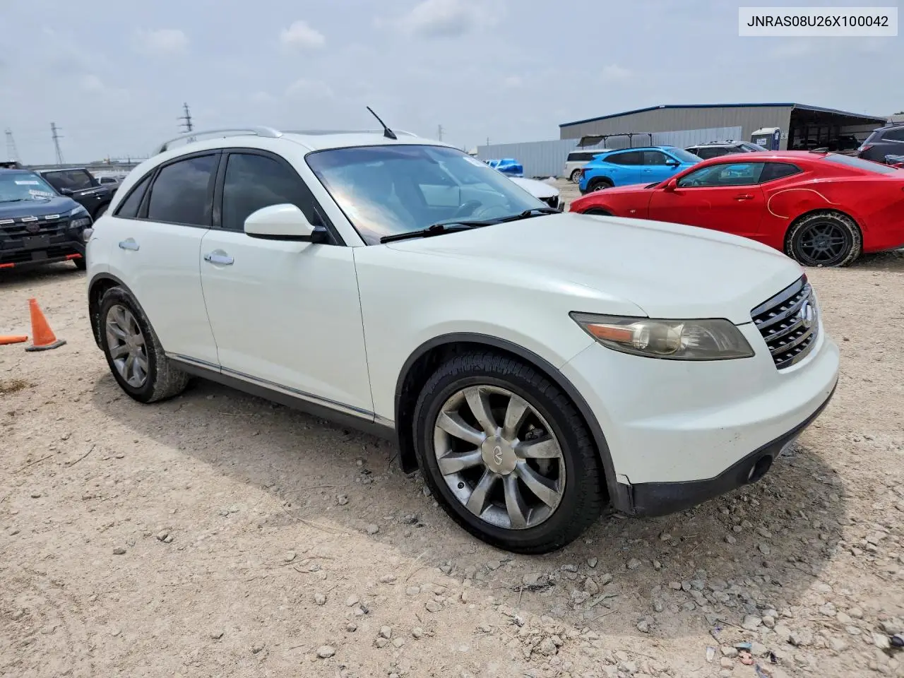 2006 Infiniti Fx35 Base VIN: JNRAS08U26X100042 Lot: 53113086