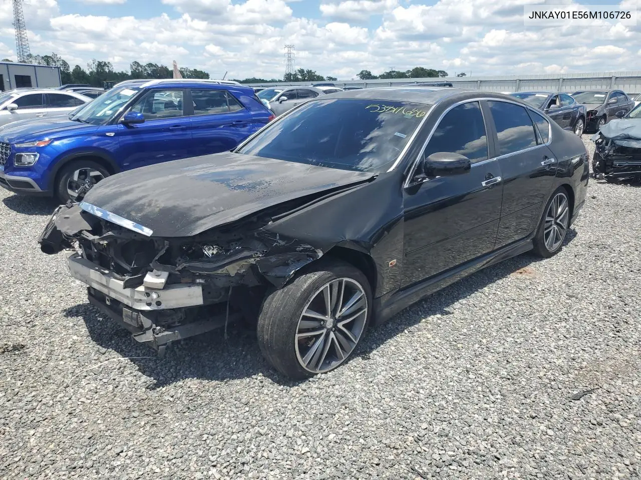 2006 Infiniti M35 Base VIN: JNKAY01E56M106726 Lot: 53811686