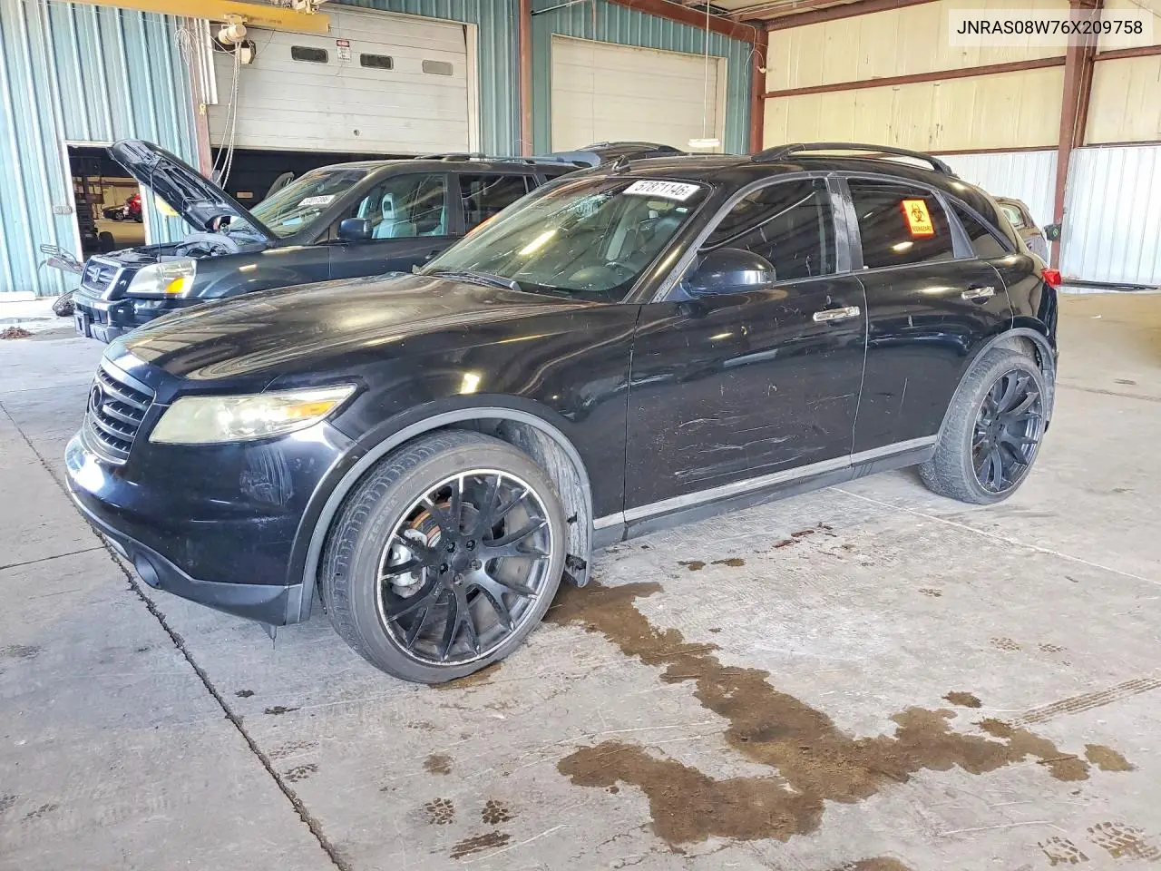 2006 Infiniti Fx35 Base VIN: JNRAS08W76X209758 Lot: 57871146