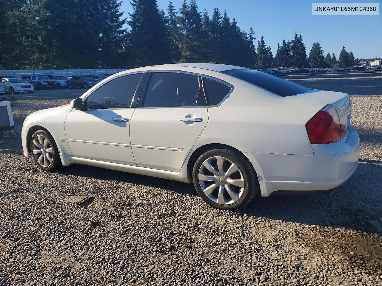 2006 Infiniti M35 Base VIN: JNKAY01E66M104368 Lot: 59187506