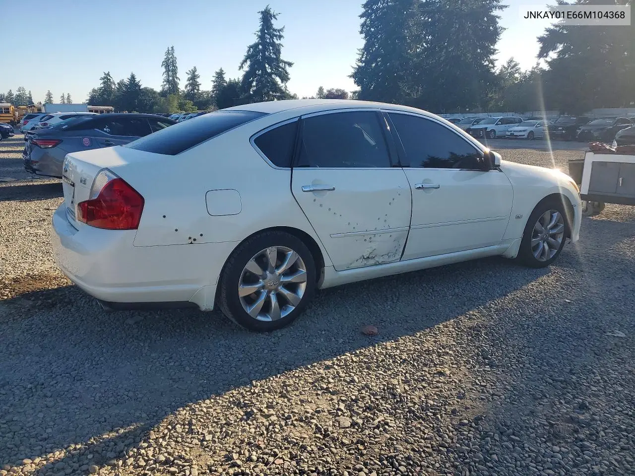 2006 Infiniti M35 Base VIN: JNKAY01E66M104368 Lot: 59187506