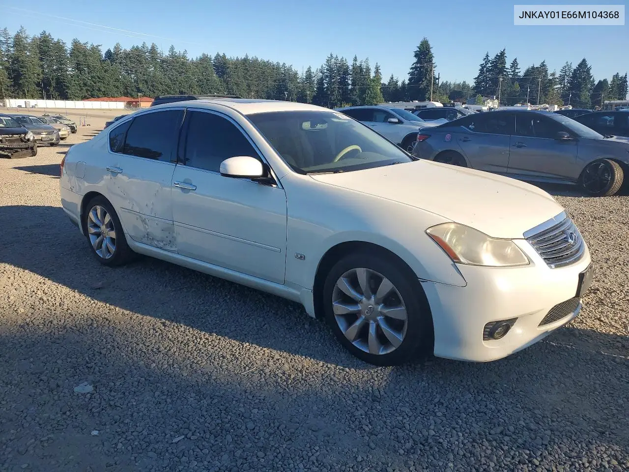 2006 Infiniti M35 Base VIN: JNKAY01E66M104368 Lot: 59187506