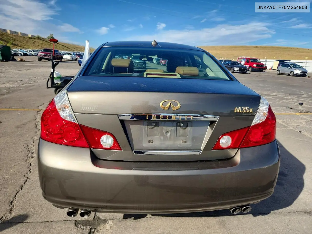 2006 Infiniti M35 Base VIN: JNKAY01F76M264803 Lot: 59825206