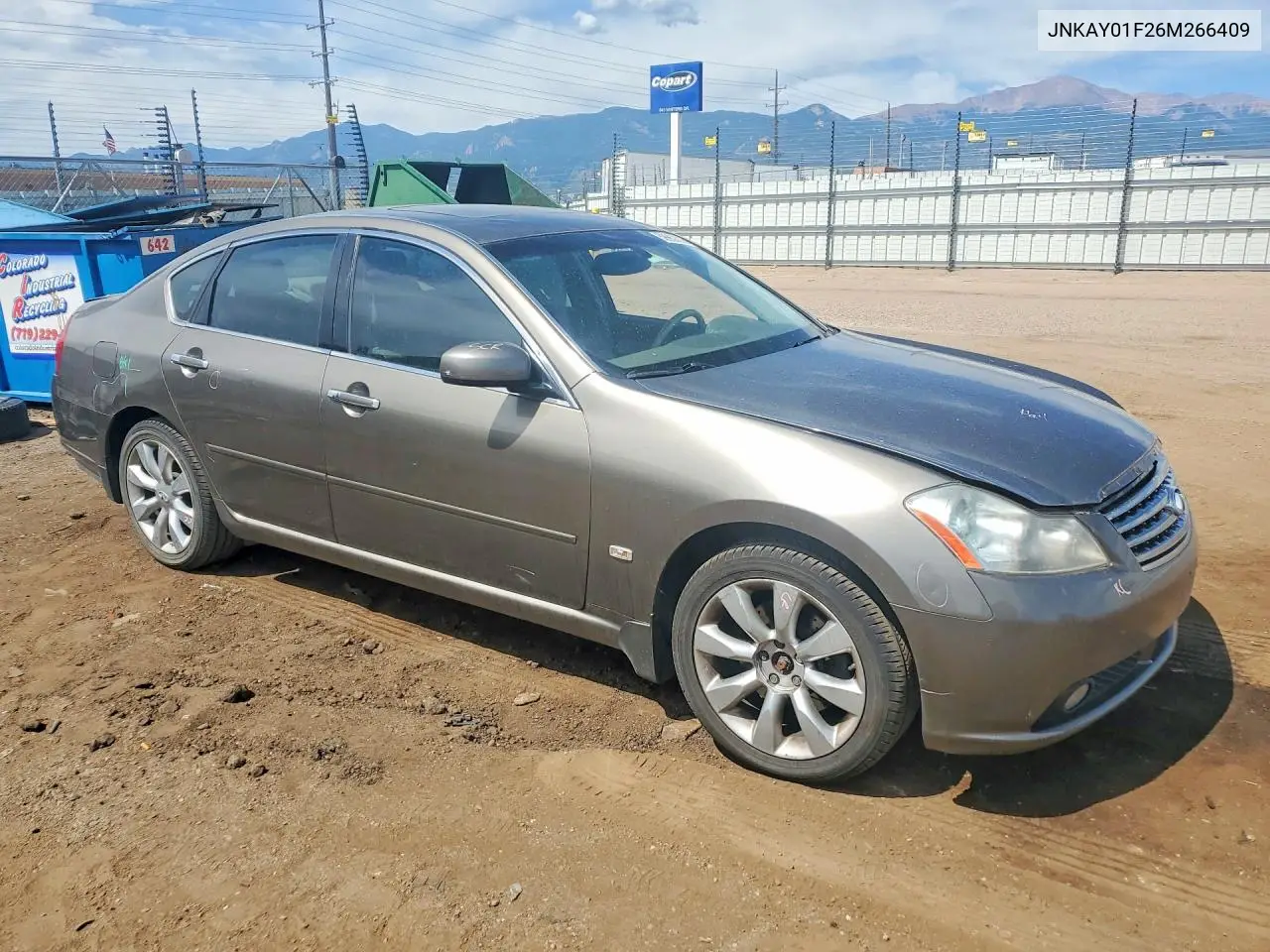 2006 Infiniti M35 Base VIN: JNKAY01F26M266409 Lot: 59969266