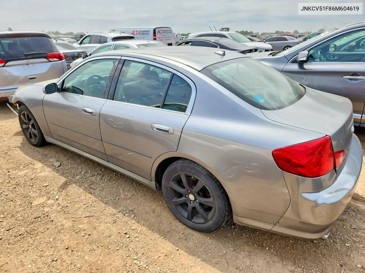 2006 Infiniti G35 X VIN: JNKCV51F86M604619 Lot: 60615406