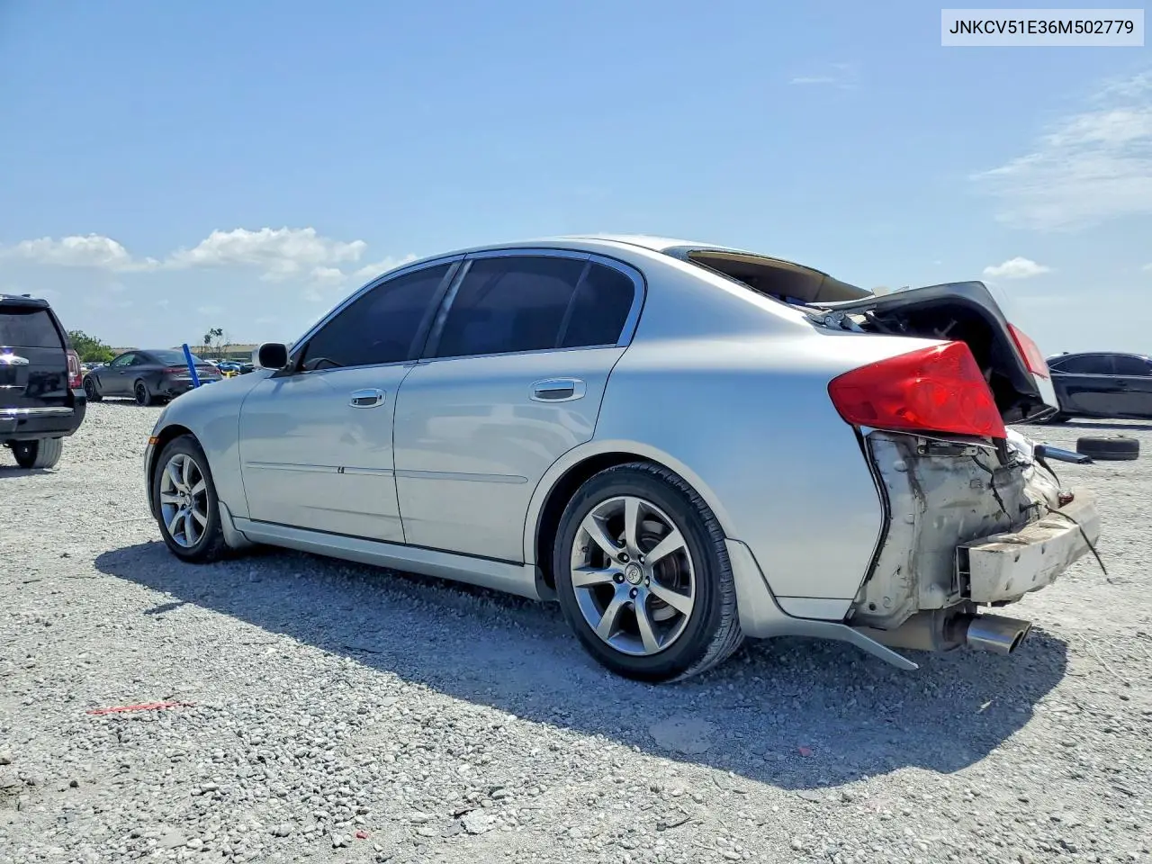 2006 Infiniti G35 Base VIN: JNKCV51E36M502779 Lot: 61065526