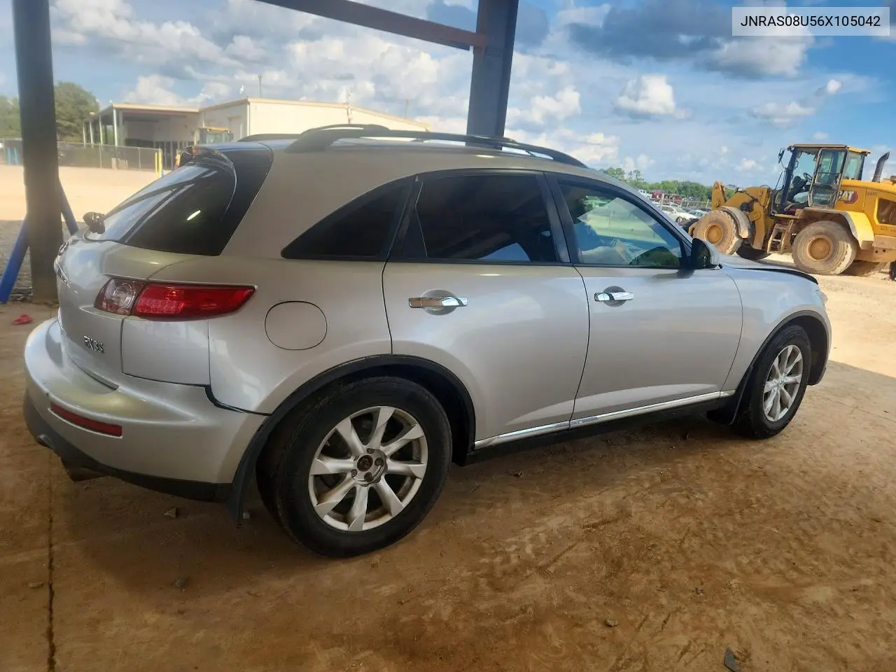 2006 Infiniti Fx35 Base VIN: JNRAS08U56X105042 Lot: 61531496