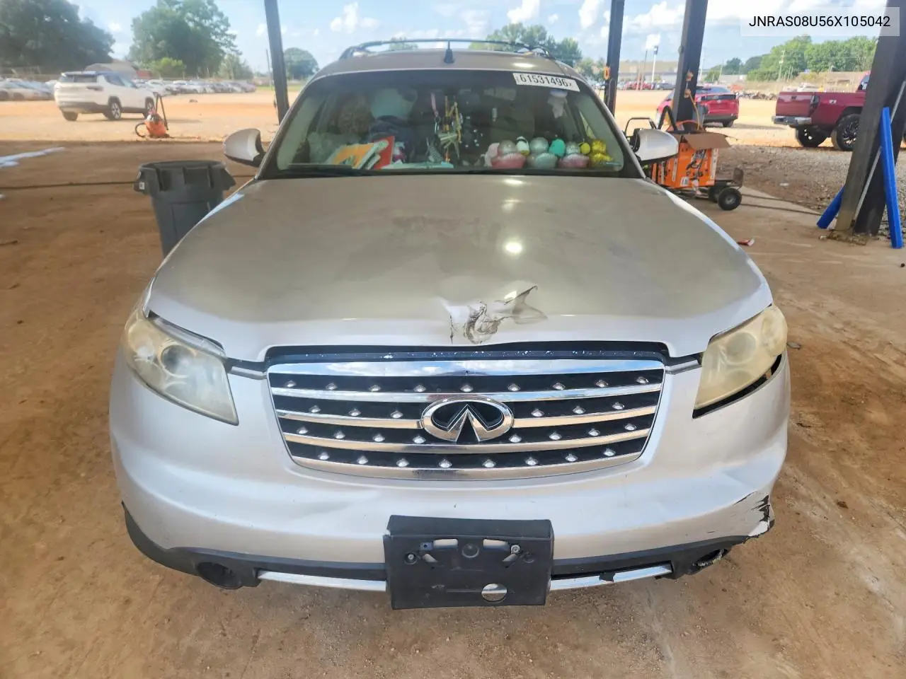 2006 Infiniti Fx35 Base VIN: JNRAS08U56X105042 Lot: 61531496