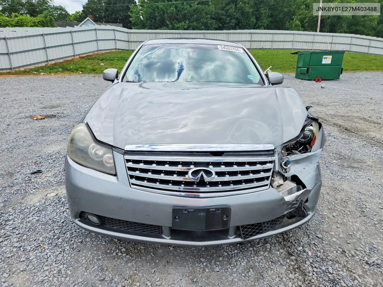 2007 Infiniti M45 VIN: JNKBY01E27M403488 Lot: 54982456