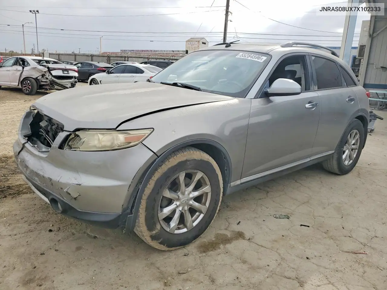 2007 Infiniti Fx35 Base VIN: JNRAS08UX7X102333 Lot: 55284596