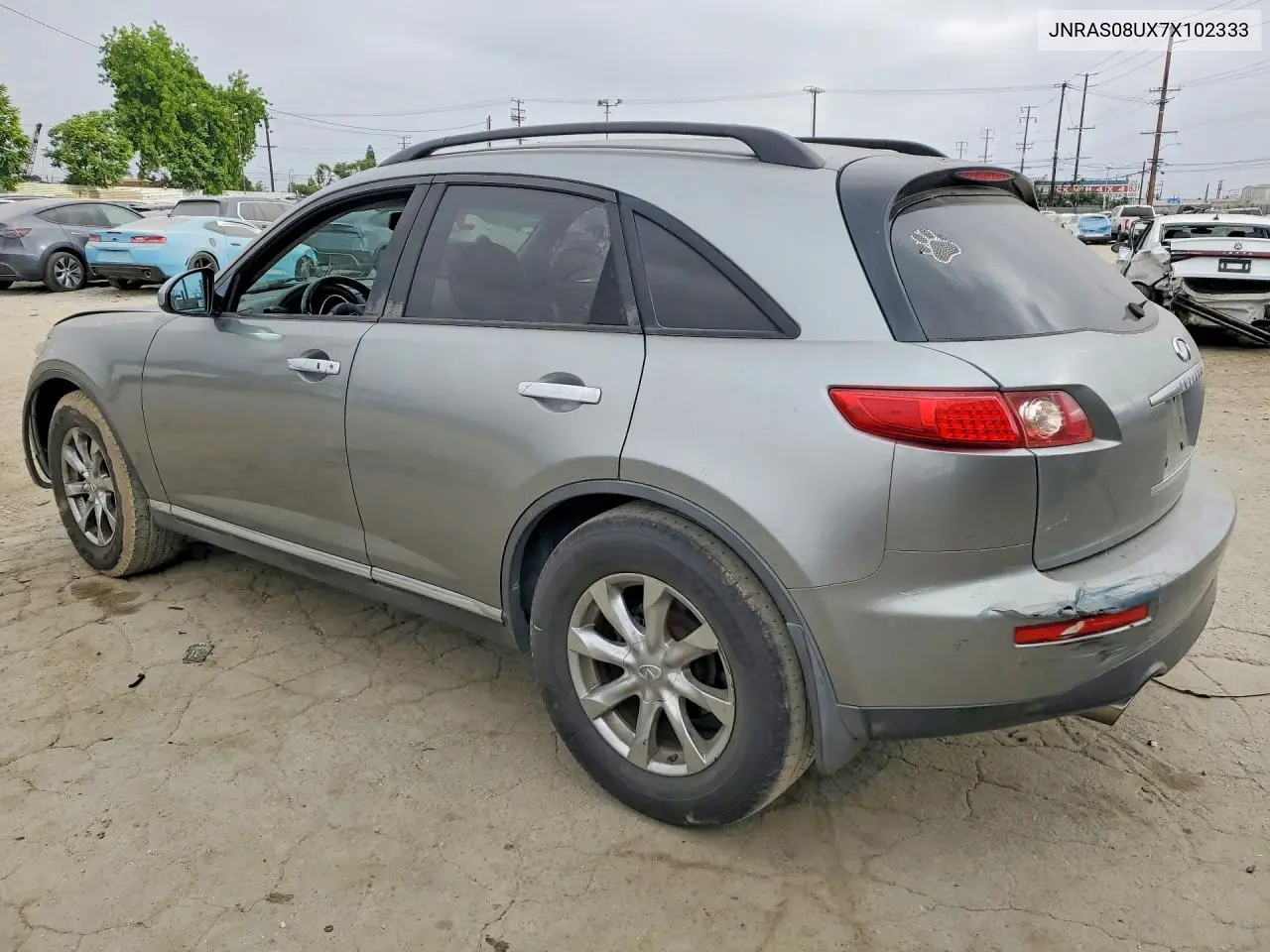 2007 Infiniti Fx35 Base VIN: JNRAS08UX7X102333 Lot: 55284596
