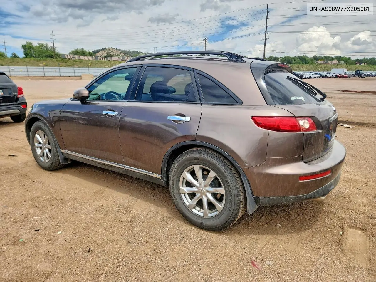 2007 Infiniti Fx35 Base VIN: JNRAS08W77X205081 Lot: 56361806