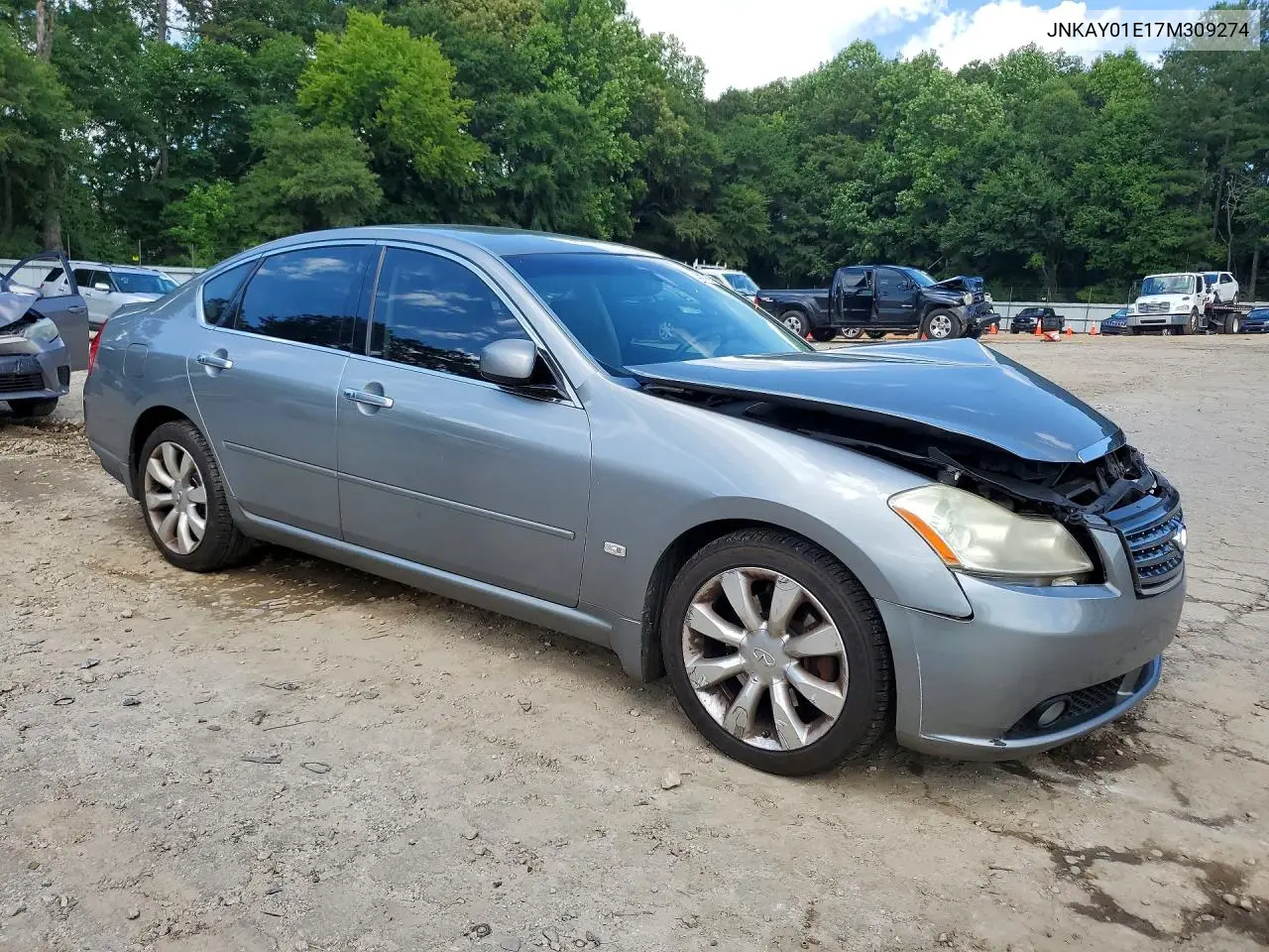 2007 Infiniti M35 Base VIN: JNKAY01E17M309274 Lot: 57677976