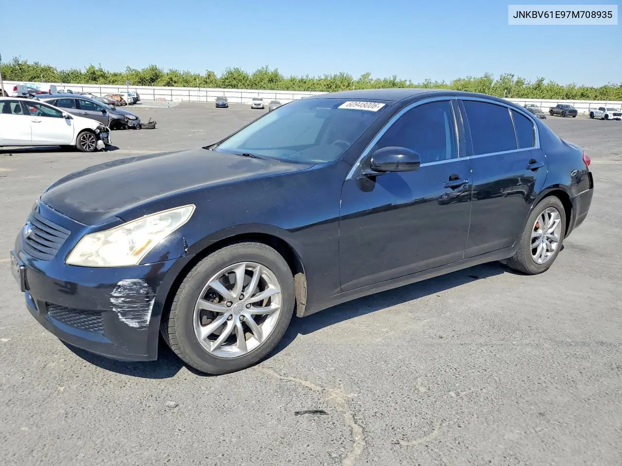 2007 Infiniti G35 Base VIN: JNKBV61E97M708935 Lot: 60948006